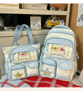 Multi-Taschen Schulrucksack und Tragetaschen-Set