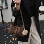 Damen multifunktionale Schultertasche mit verspieltem Charme