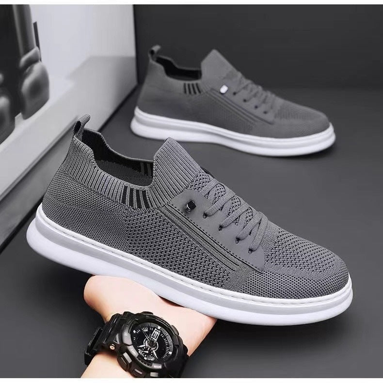 Damen Atmungsaktive Freizeit Sneakers mit elastischen Einsätzen
