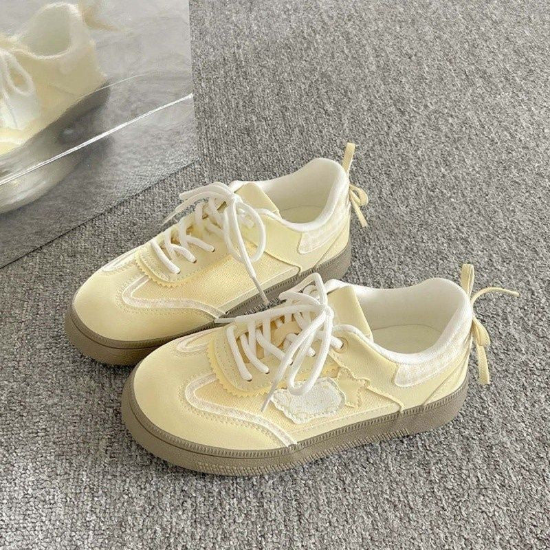 Damen trendige Sneakers mit sportlich-elegantem Design und bequemem Sohlen