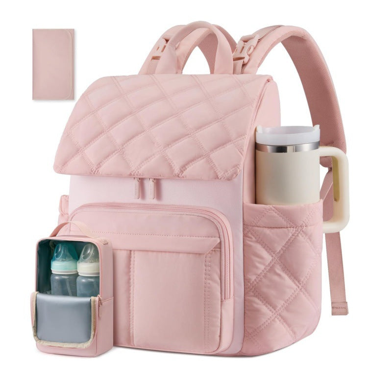 Multifunktionaler Wickelrucksack mit isoliertem Fach und Organizer