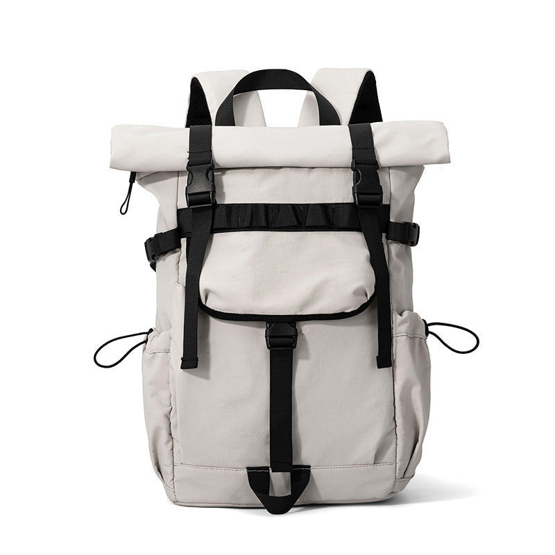 Urban-Rucksack mit flexiblem Rollverschluss und vielseitigen Fächern