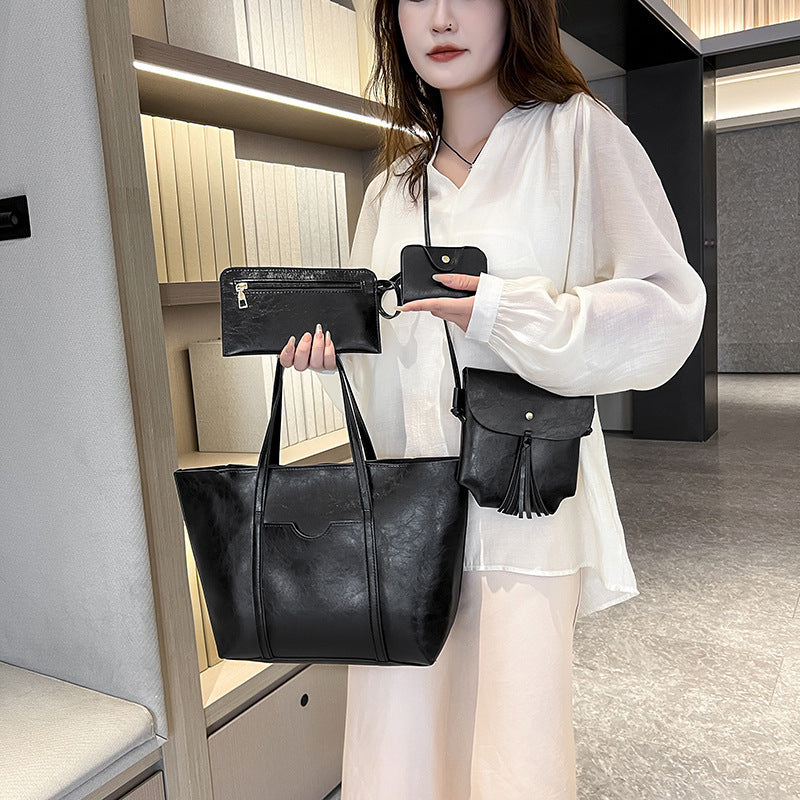 Damen Tote Bag Set mit multifunktionalen Fächern
