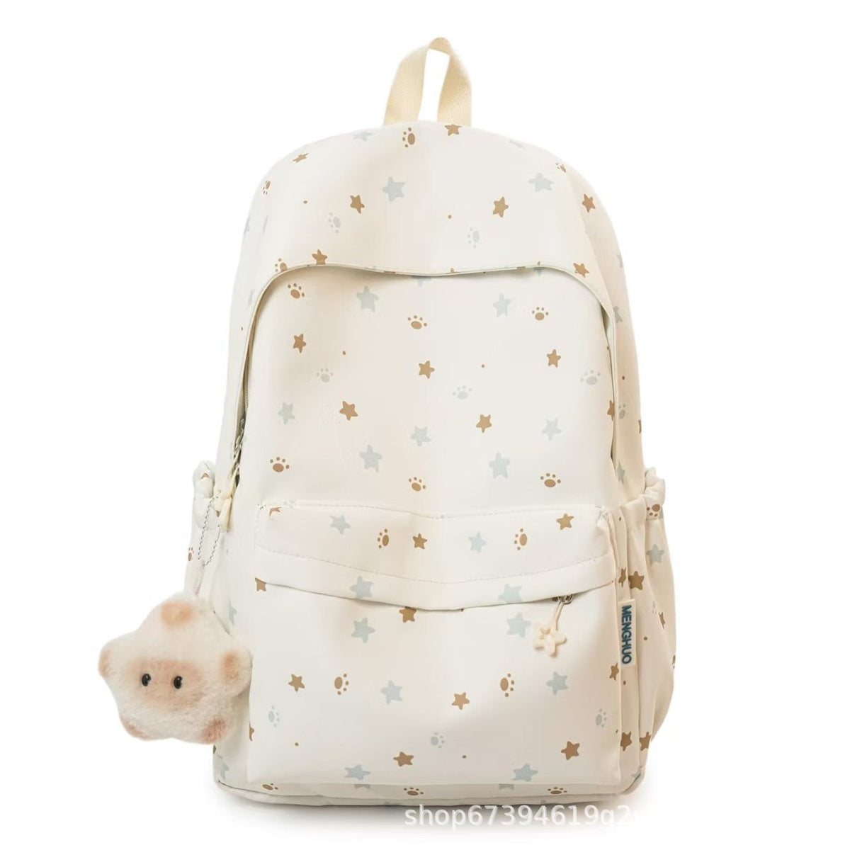 Stern-Mustered weiches Stoff-Rucksack