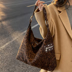Damen Schultertasche im lässigen Tierdruck-Stil