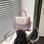 Damen Mini-Handtasche mit verspieltem Kirschmotiv