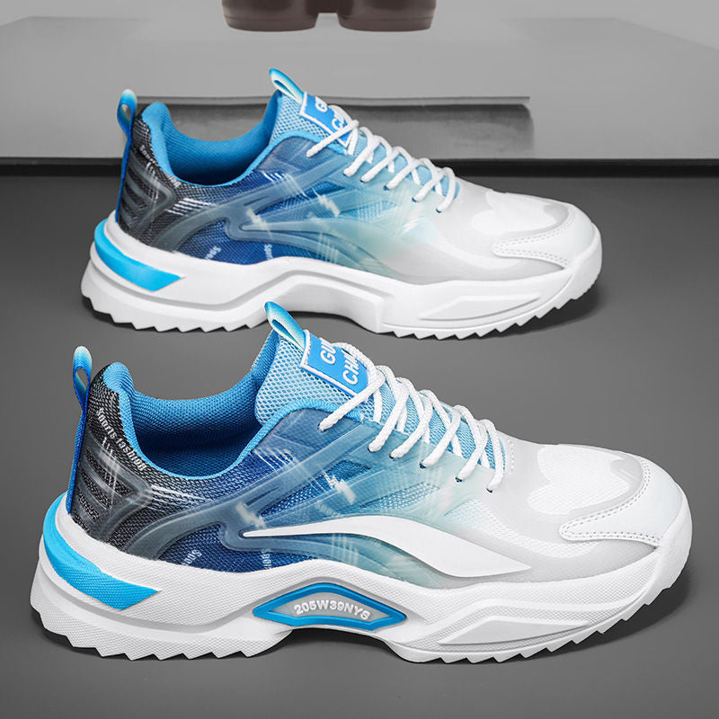 Damen sportliche Lauf- und Freizeitsneaker mit atmungsaktiver Mesh-Konstruktion