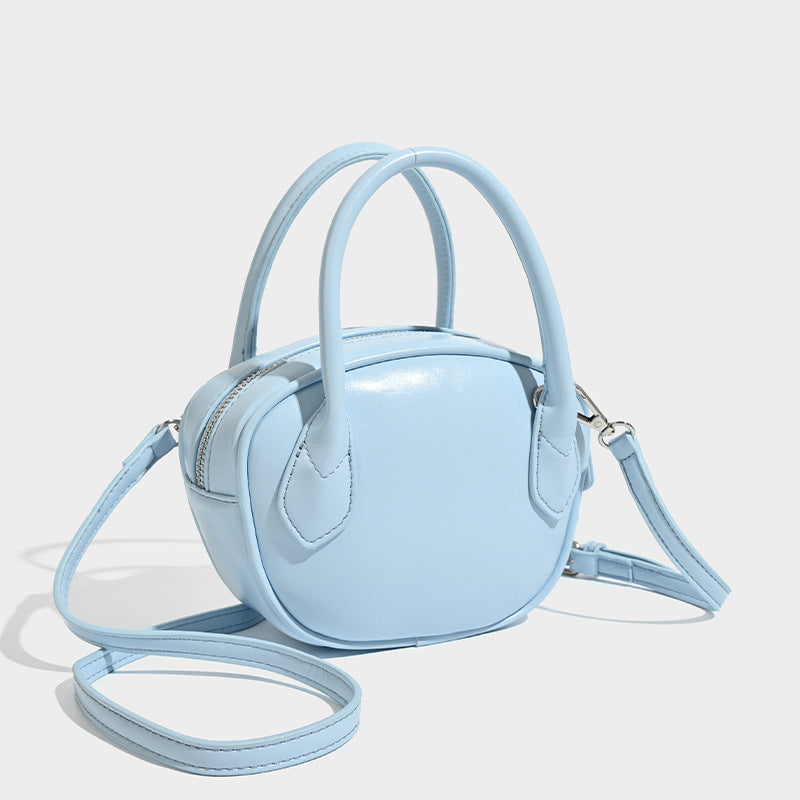 Damen Mini-Handtasche mit luxuriösen Lederakzenten