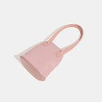 Damen Mini-Handtasche im modernen Design mit praktischem Reißverschluss