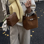 Damen elegante Wildleder Tote Bag