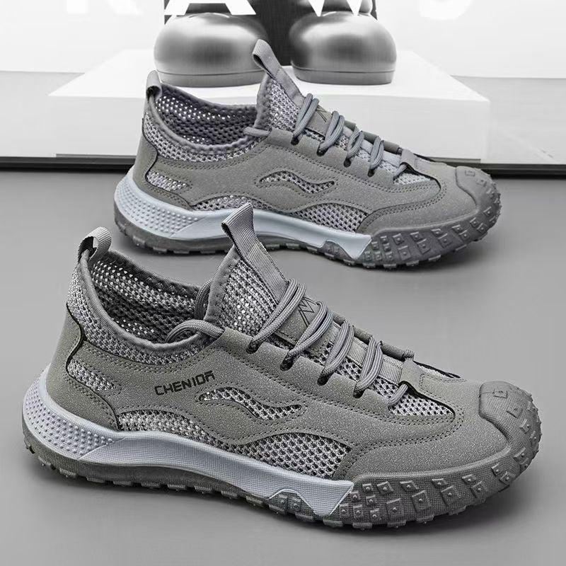 Frauen Sport Trail Sneakers mit rutschfester Sohle und atmungsaktiver Mesh-Konstruktion