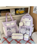 Plüsch-Schulrucksack-Set