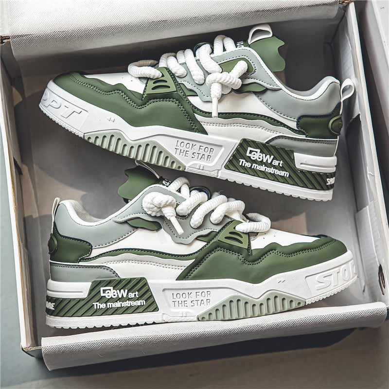 Damen sportliche Chunky Sneakers mit strapazierfähigem Obermaterial und innovativem Design