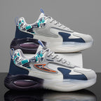 Damen Sport Sneakers mit dämpfender Sohle und modischen Akzenten