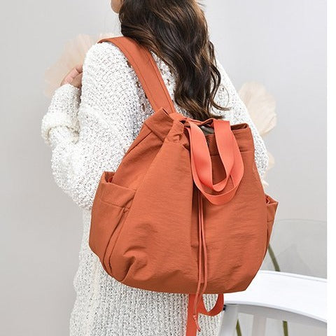 Lässiger Kordelzug-Rucksack