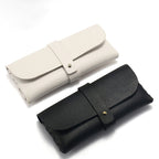 Faltbare Premium-Softleder-Sonnenbrillenrolle Tasche