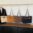 Frauen vielseitige Tote-Bag aus weichem Wildleder