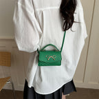 Damen Mini-Handtasche mit eleganter Schleifendekoration