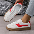 Damen Sport Sneakers mit stylischem Farbkontrast und rutschfester Sohle