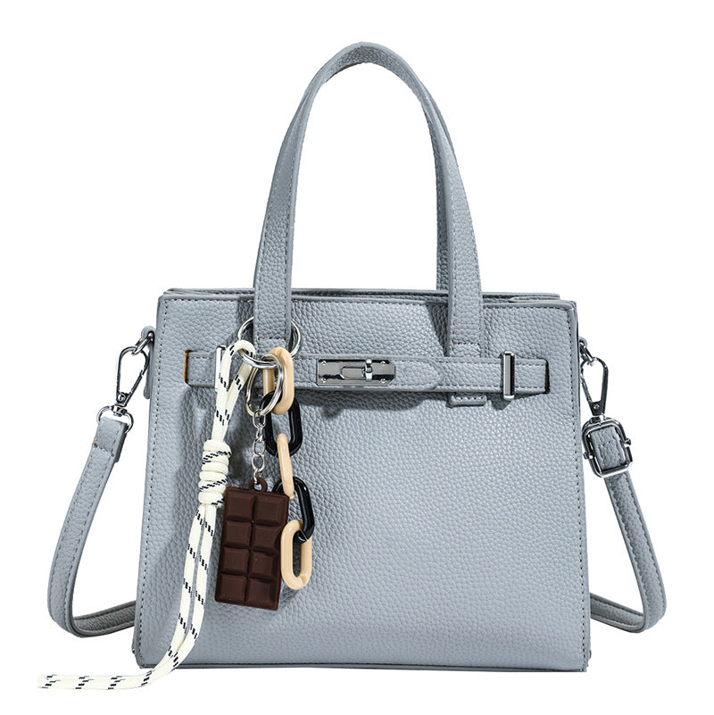 Damen elegante Minitasche mit abnehmbarem Anhänger