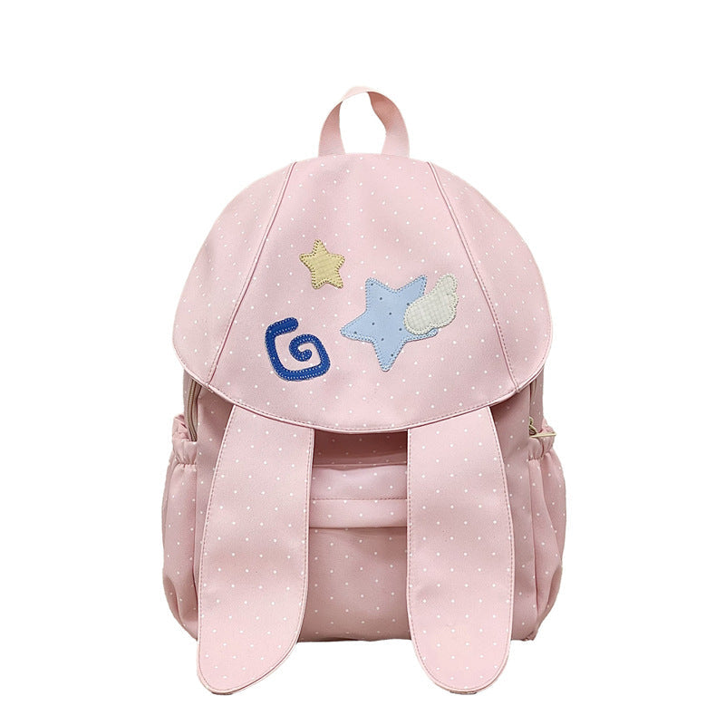 Süße Hasenohren Schulrucksack