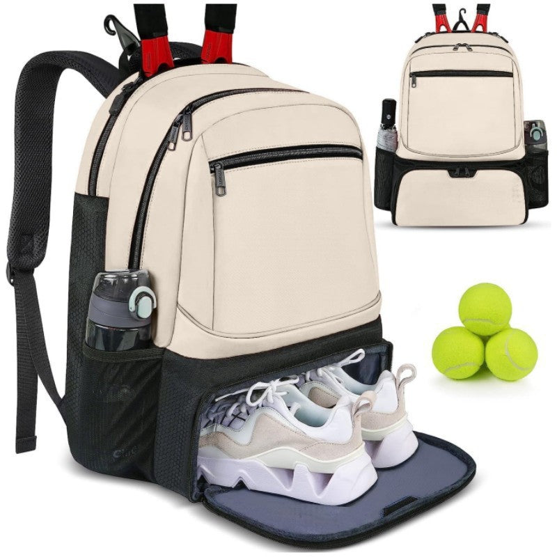 Sportlicher Rucksack mit Schuhfach und wasserabweisenden Taschen