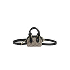 Damen Mini-Handtasche mit luxuriösen Akzenten und verstellbarem Schultergurt