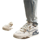 Damen sportliche Chunky Sneakers mit strapazierfähigem Obermaterial und innovativem Design