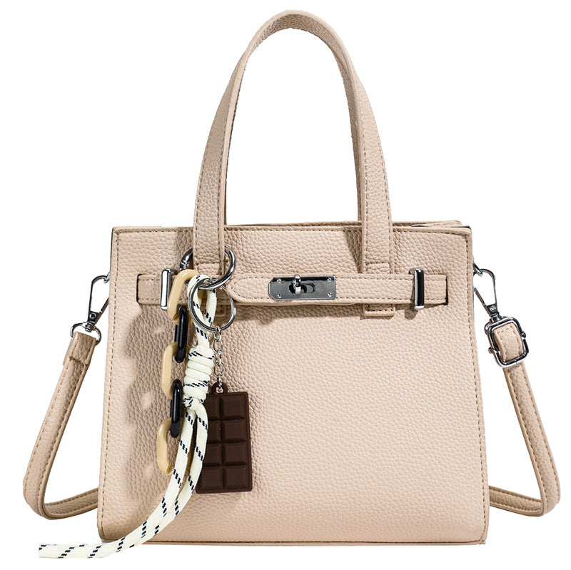 Damen elegante Minitasche mit abnehmbarem Anhänger