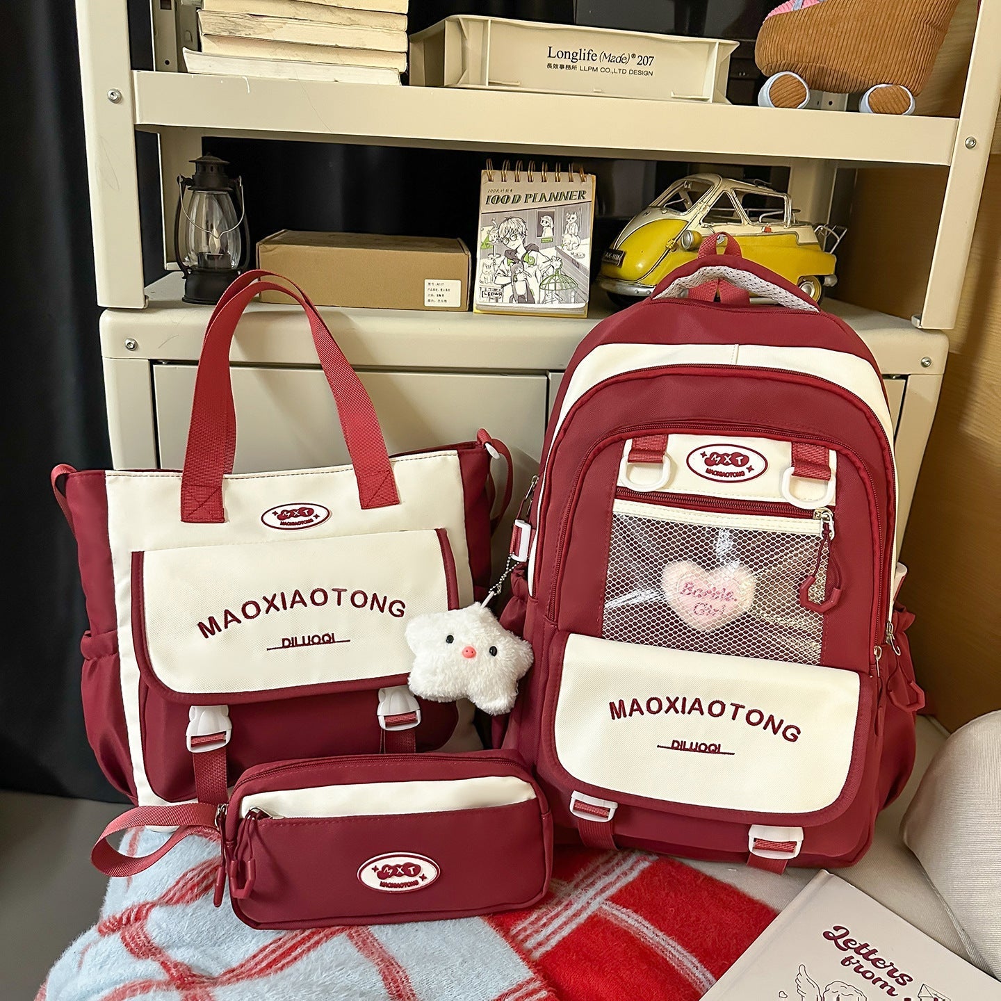 Vielseitiger Multi-Taschen Schulrucksack