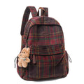 Gemütlicher gemusterter Schulrucksack