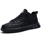 Damen sportliche Leder-Sneaker mit atmungsaktiver Sohle