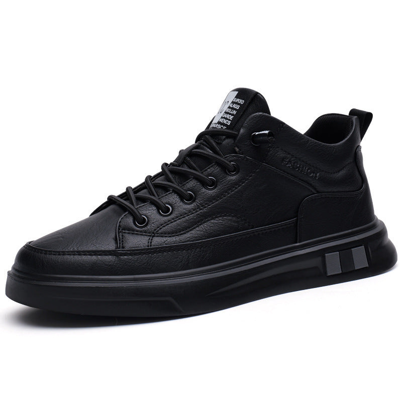 Damen sportliche Leder-Sneaker mit atmungsaktiver Sohle