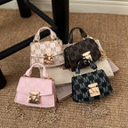 Damen Mini-Handtasche mit dekorativem Kettenriemen
