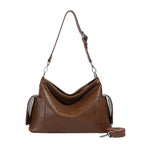 Damen Schultertasche aus hochwertigem synthetischem Leder mit einem stilvollen Design