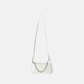 Damen elegante Schultertasche mit Kettenakzent