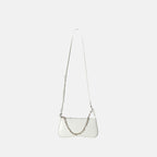 Damen elegante Schultertasche mit Kettenakzent