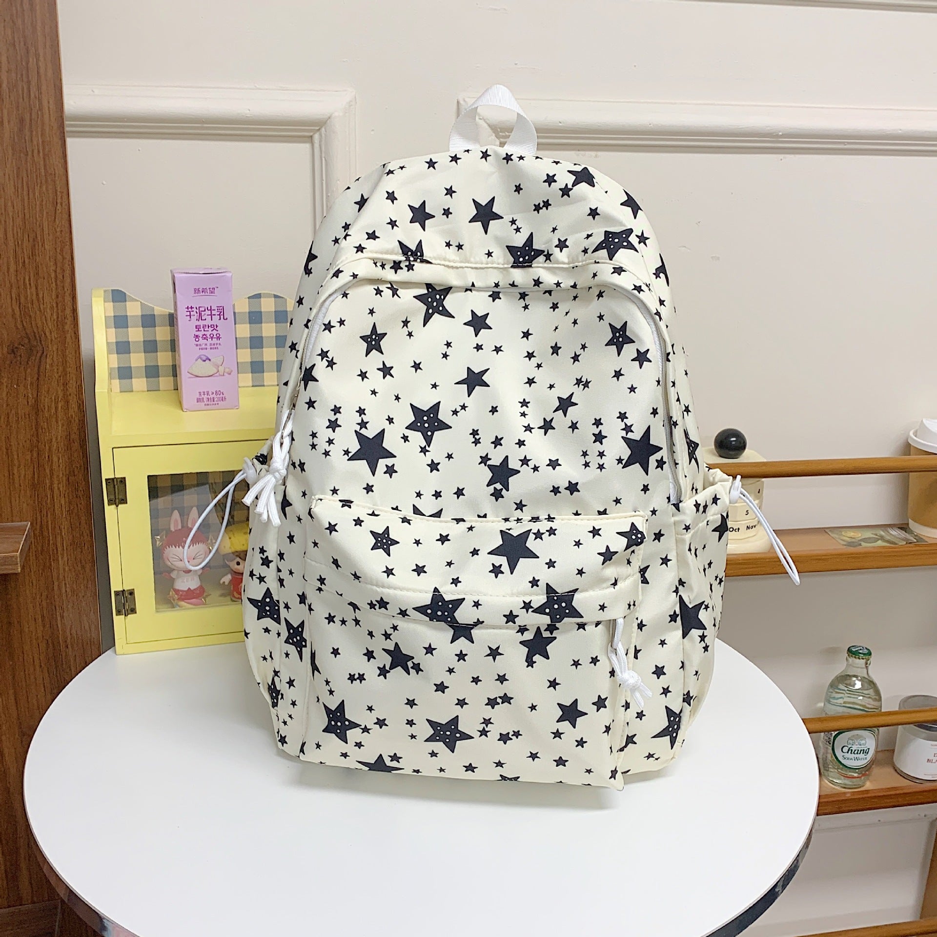 Sternenmuster Mehrfach-Taschen Rucksack
