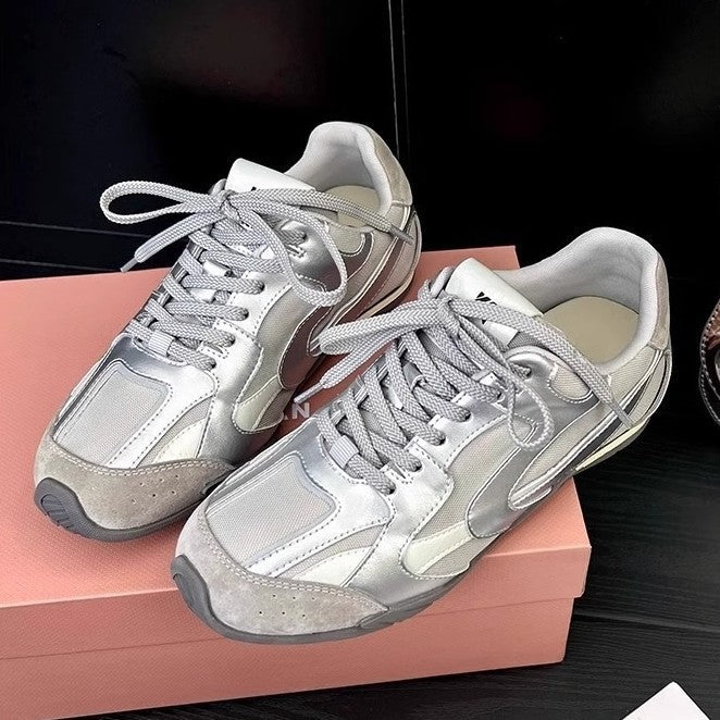 Damen Sport Sneaker mit atmungsaktivem Obermaterial und gepolsterter Innensohle