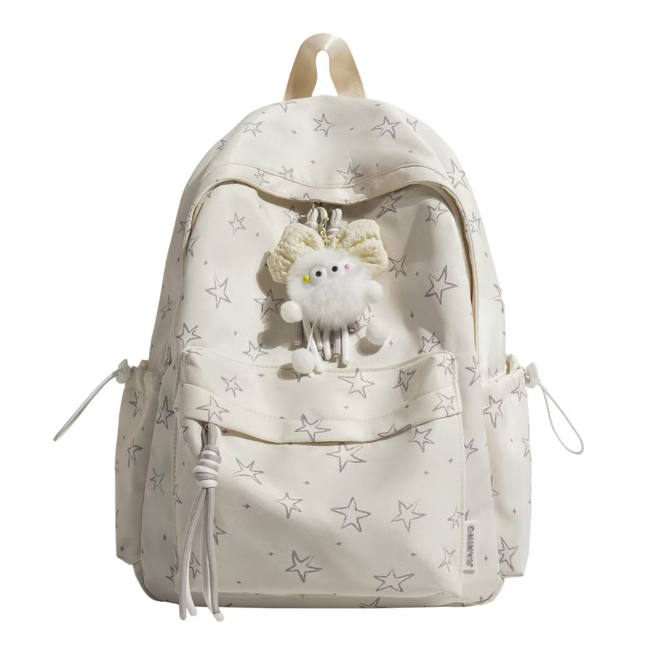 Sternmuster Plüsch Rucksack