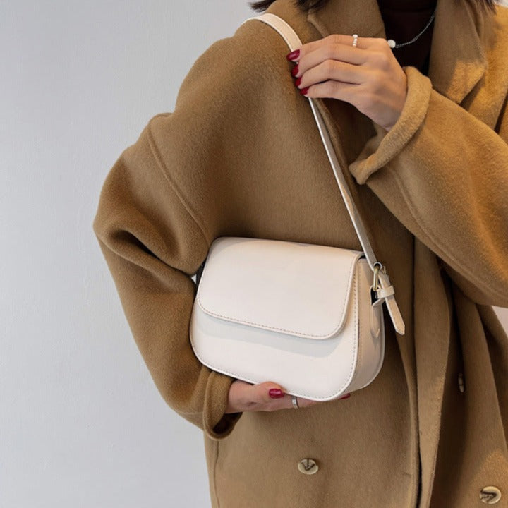 Handgefertigte Leder-Schultertasche