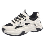 Damen Chunky Sneakers mit stylischem Design und atmungsaktiver Obermaterialstruktur