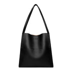 Lederstil-Schultertasche