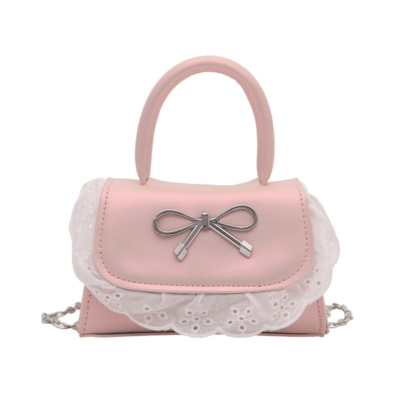 Damen Mini-Handtasche mit Rüschendetail