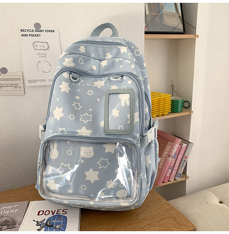 Sternmuster Transparente Front-Rucksack