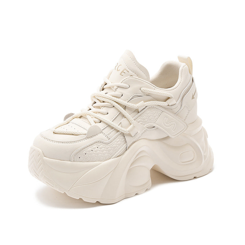 Damen sportliche chunky Sneaker mit modischem Profil und atmungsaktiver Konstruktion