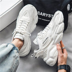 Damen sportliche Sneakers mit innovativer Dämpfungstechnologie und atmungsaktivem Mesh-Obermaterial