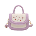 Damen stilvolle Mini-Handtasche mit fruchtigem Kirschmotiv