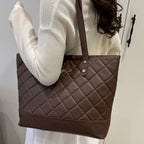Damen eleganter Einkaufstasche aus hochwertigem synthetischem Leder