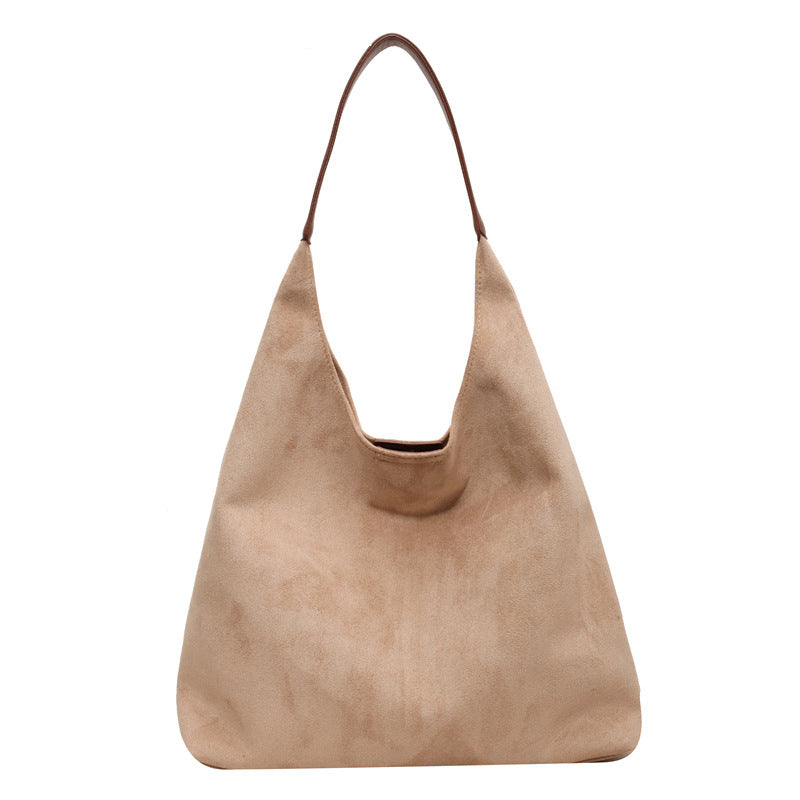 Damen Wildleder Schultertasche